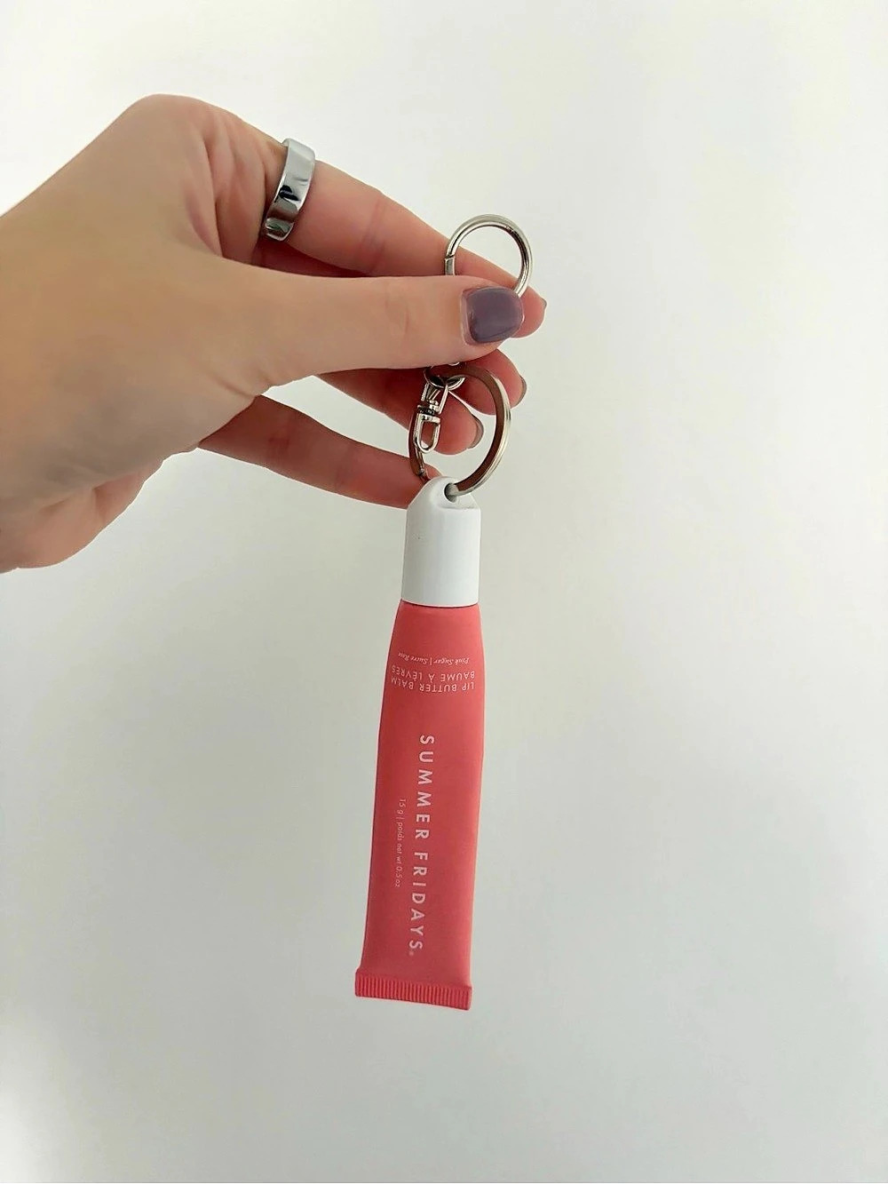 3D Printed Summer Fridays Lipbalm Keychain Attachment